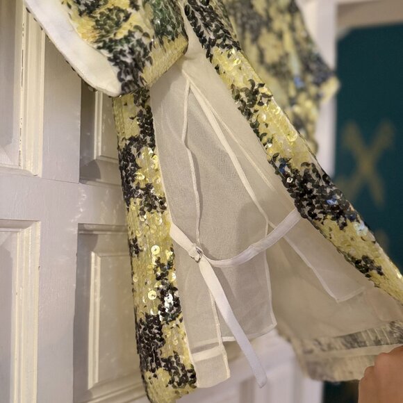 3.1 Phillip Lim Floral Printed Sequin Top - NWOT! - Picture 6 of 9